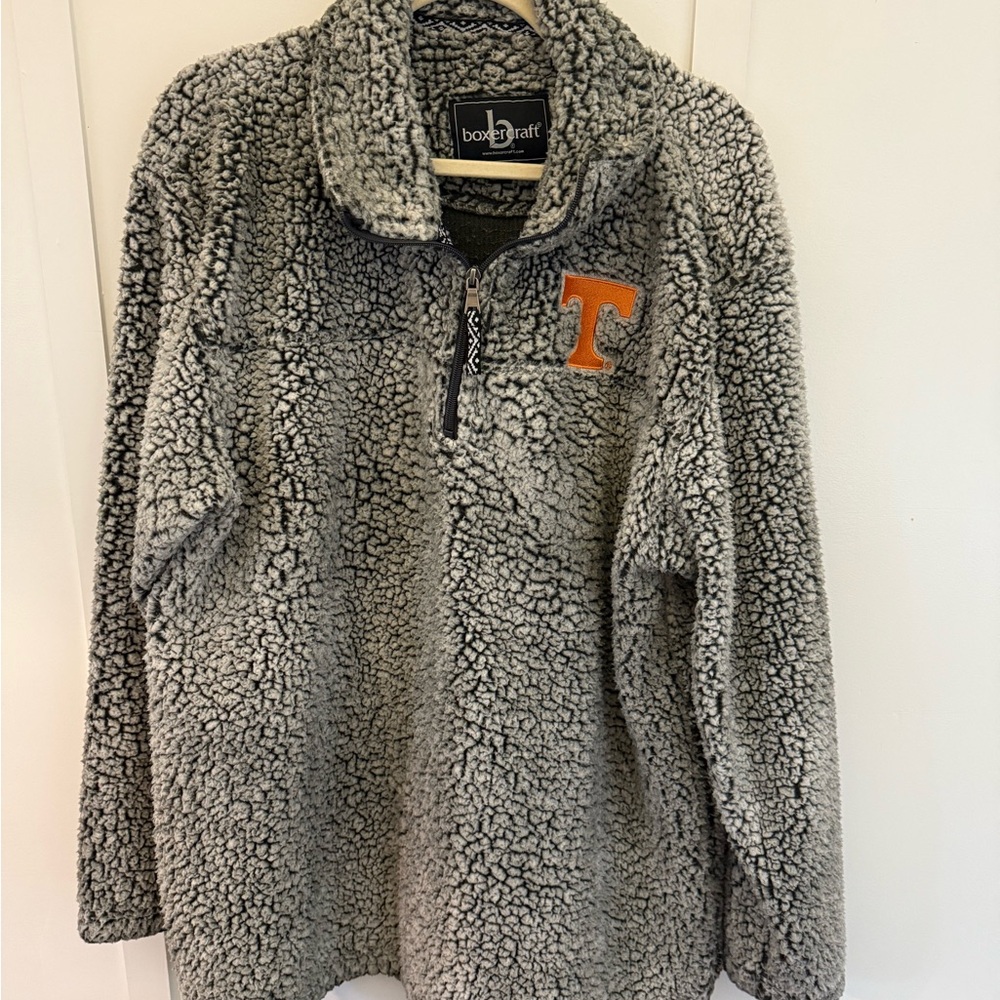 TN Vols Boxercraft Charcoal Sherpa Jacket
